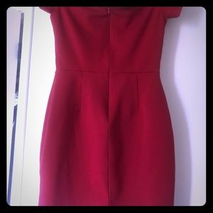 1. State off the shoulder cocktail dress